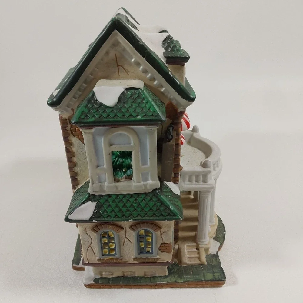 Vintage‎ Holiday Time Village Collectible Tom & Son Book Store 1990 No Light